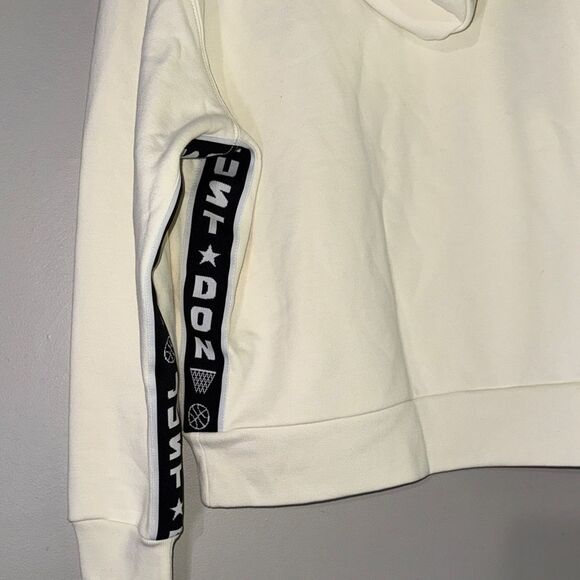 Just Don Cream Hoodie with Black and Orange Details - Picture 7 of 9